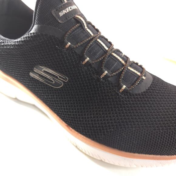 Skechers Summits Cool Classic Athletic Running Shoe Womens Size 11 149206W Black - Picture 8 of 9